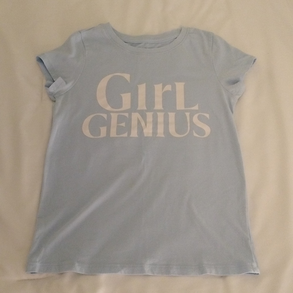 ⚜️ Girls "Girl Genius" Tshirt - Picture 1 of 6